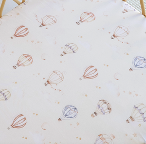 Up & Away Organic Bassinet Sheet / Change Pad Cover - Snuggle Hunny