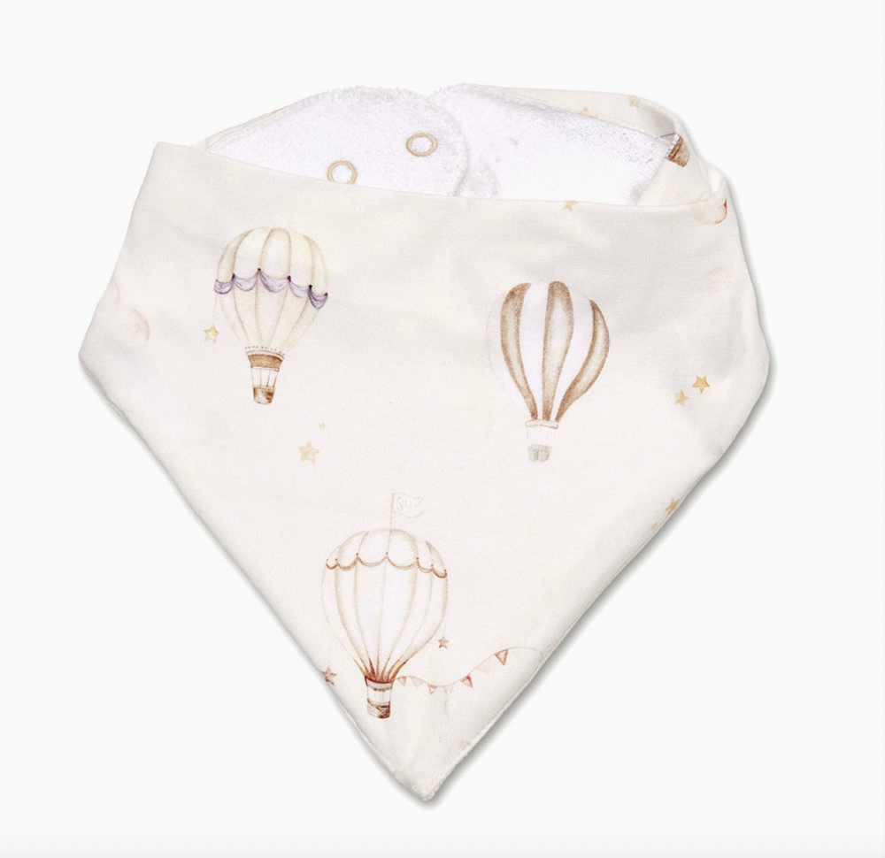 Up & Away Organic Dribble Bib - Snuggle Hunny