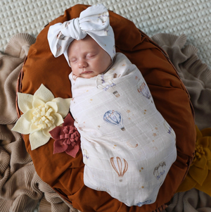 Up & Away Organic Muslin Wrap - Snuggle Hunny
