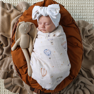 Up & Away Organic Muslin Wrap - Snuggle Hunny