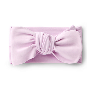 Lilac Organic Oversized Bow - Snuggle Hunny