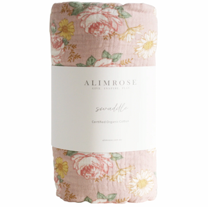 Muslin Swaddle English Garden - Alimrose