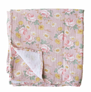 Muslin Swaddle English Garden - Alimrose