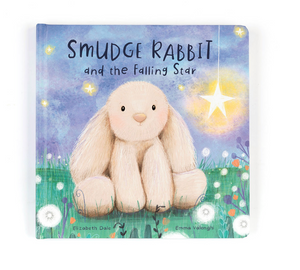 Smudge Rabbit and The Falling Star Book - Jellycat