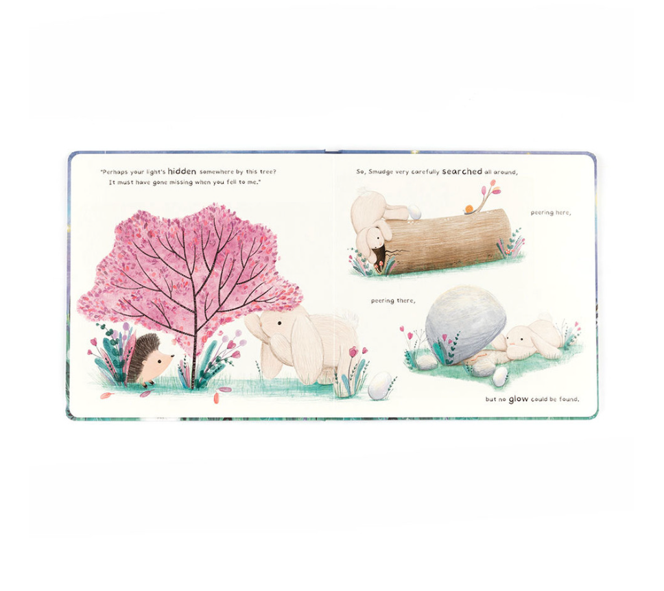 Smudge Rabbit and The Falling Star Book - Jellycat