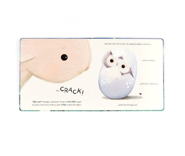 Smudge Rabbit and The Falling Star Book - Jellycat