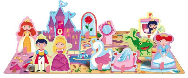 3D Puzzle and Book Set - the Princesses - Sassi