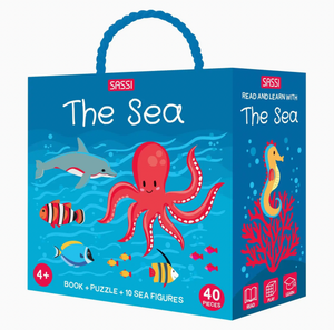 3D Puzzle and Book Set - the Sea - Sassi