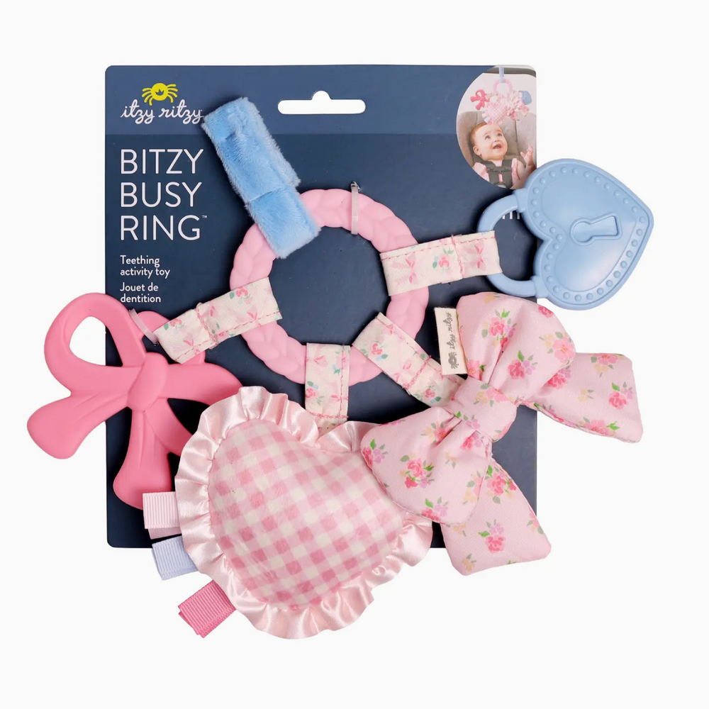 Bow Bitzy Busy Ring Teething Activity Toy - Itzy Ritzy