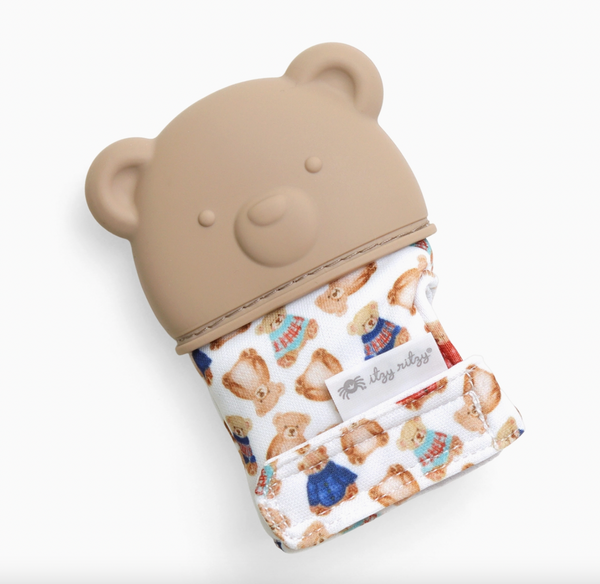 Vintage Bear Itzy Mitt Silicone Teether - Itzy Ritzy