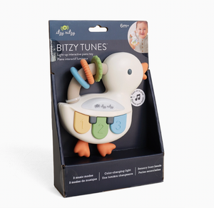 Bitzy Tunes Goose - Light-Up Interactive Piano Toy - Itzy Ritzy