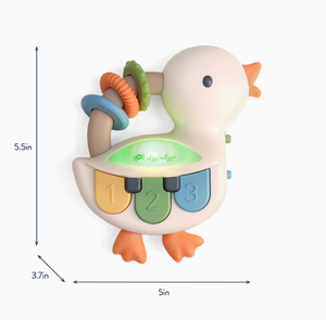 Bitzy Tunes Goose - Light-Up Interactive Piano Toy - Itzy Ritzy