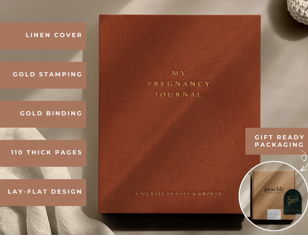 Pregnancy Journal (Terracotta) - Peachly