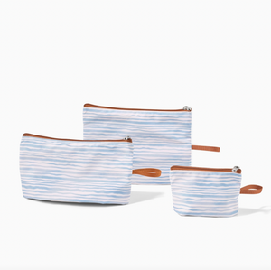 Packing Pouch Trio - Blue Stripe - OIOI