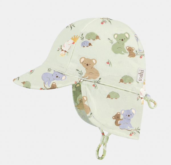 Flap Cap Arcadia Gumnut Babies Eucalypt - Toshi