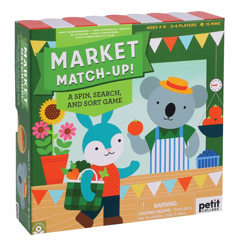 Market Match-Up! Multi-Coloured - Petit Collage