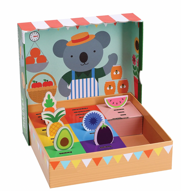 Market Match-Up! Multi-Coloured - Petit Collage