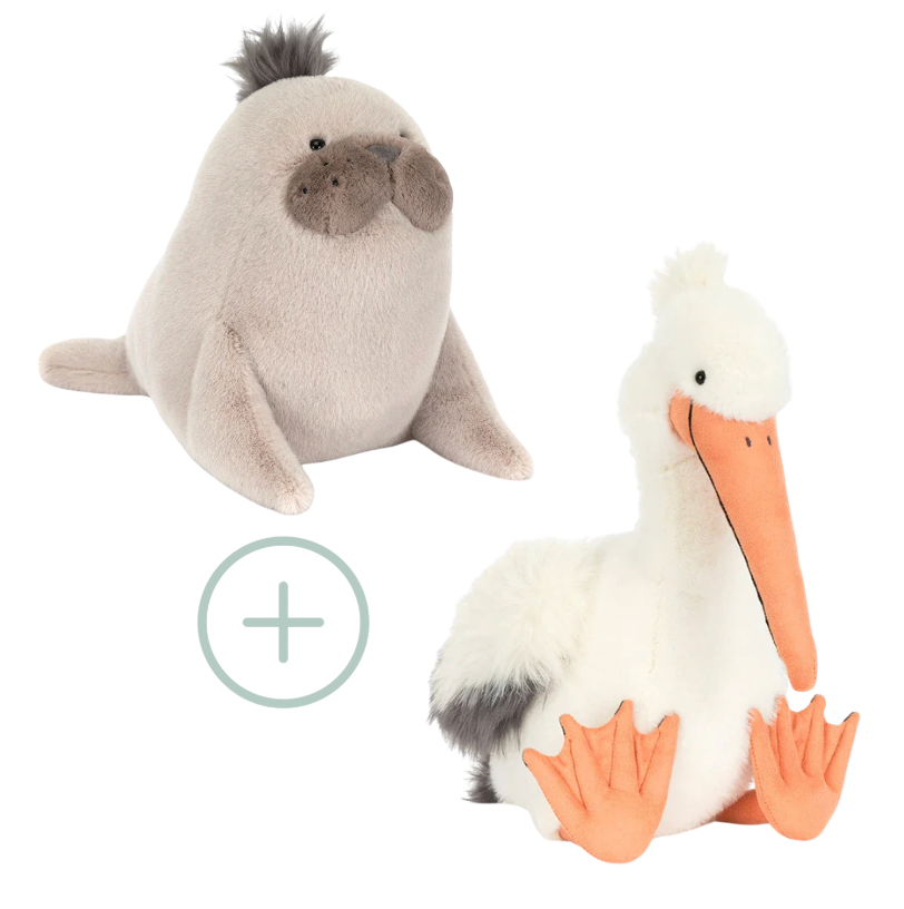 BUNDLE: Roarwell Sea Lion + Keli Pelican - Jellycat