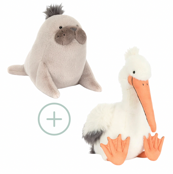 BUNDLE: Roarwell Sea Lion + Keli Pelican - Jellycat
