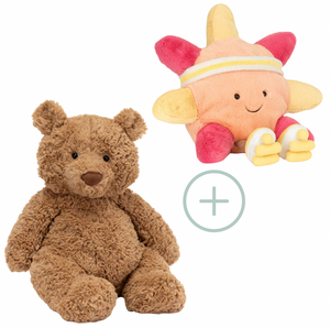 BUNDLE: Amuseables Sun 'Roller Skates + Bartholomew Bear - Large - Jellycat