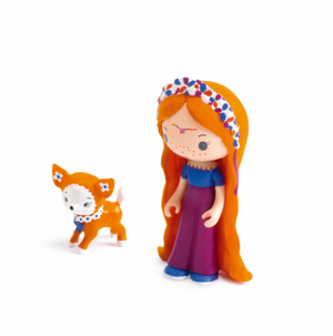 Bluchka & Indie Caravan House with Tinyly Figurine & Pet - Tinyly