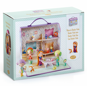 Bluchka & Indie Caravan House with Tinyly Figurine & Pet - Tinyly