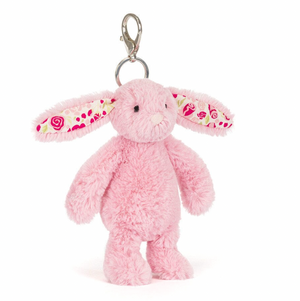 Blushkin Blossom Bunny Bag Charm - Jellycat