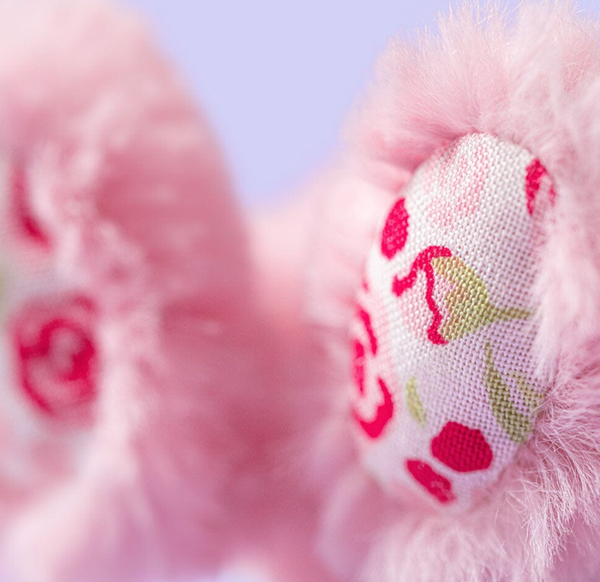 Blushkin Blossom Bunny Bag Charm - Jellycat