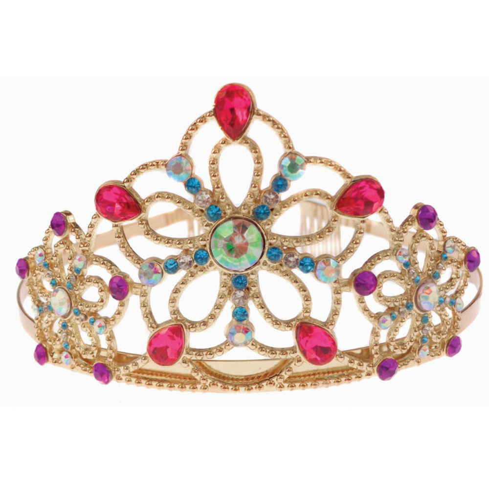 Bejewelled Tiara, Gold - Great Prentenders
