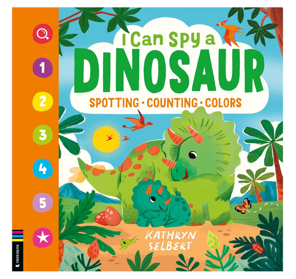 I Can Spy a Dinosaur: Spotting, Counting, Colours -Kids Book
