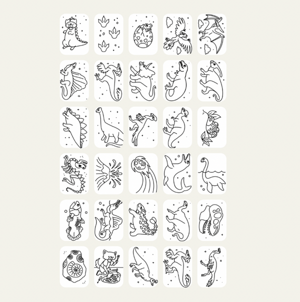KidyDraw Mini - Dinosaurs - KidyWolf