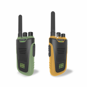 KidyTalk Long Range Walkie Talkies - Green/Orange - KidyWolf