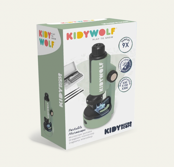KidyMicroscope Portable Microscope - Green - KidyWolf