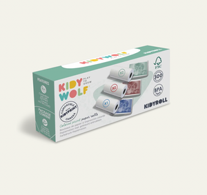 KidyRoll Thermal Paper -Coloured Paper Refill - Kidywolf