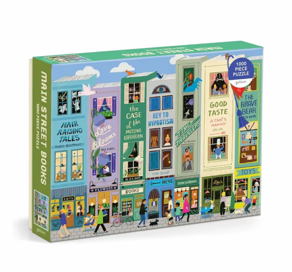 Main Street Books Puzzle - 1000pcs - Galison