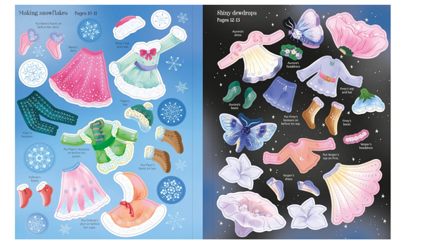 Sticker Dolly Dressing Crystal Fairies - Sticker Book