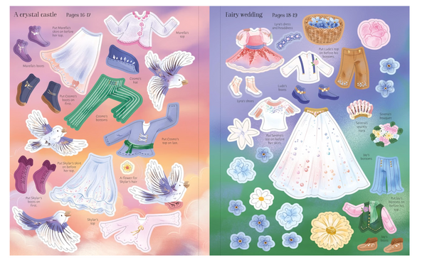 Sticker Dolly Dressing Crystal Fairies - Sticker Book