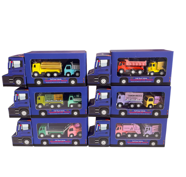 Pull Back Truck - 2pcs Set Assorted - Discovery Zone