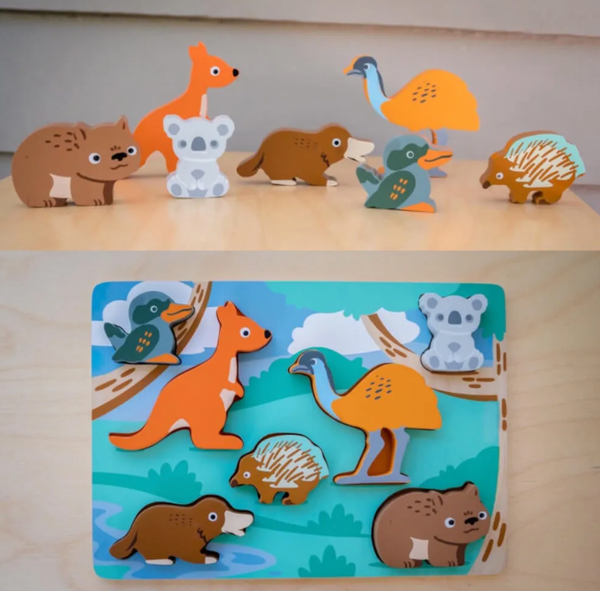 Australian Animal Puzzle - Kiddie Connect