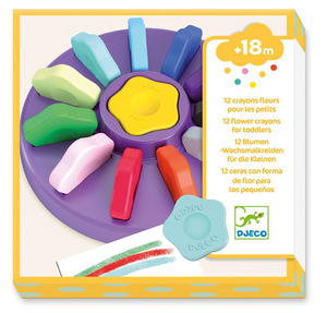 Toddler Flower Crayons - Djeco
