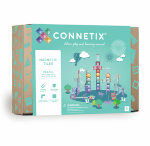 Pastel Ball Run Pack 106 pc - Connetix Tiles