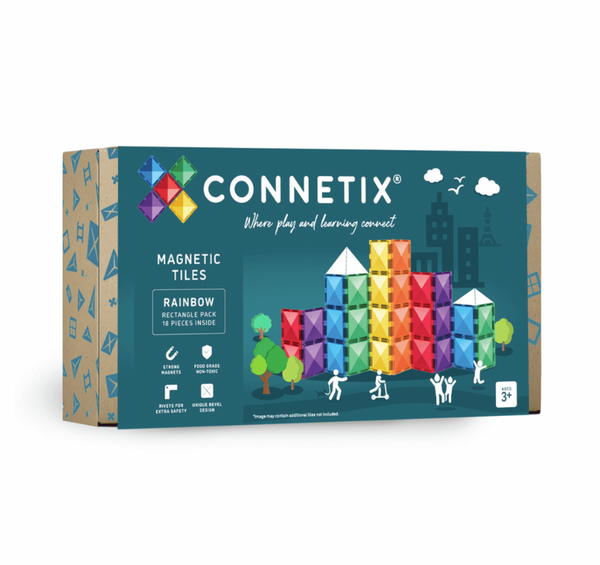 Rainbow Rectangle Pack 18pc - Connetix