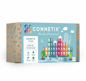 Pastel Rectangle Pack 24 pc - Connetix
