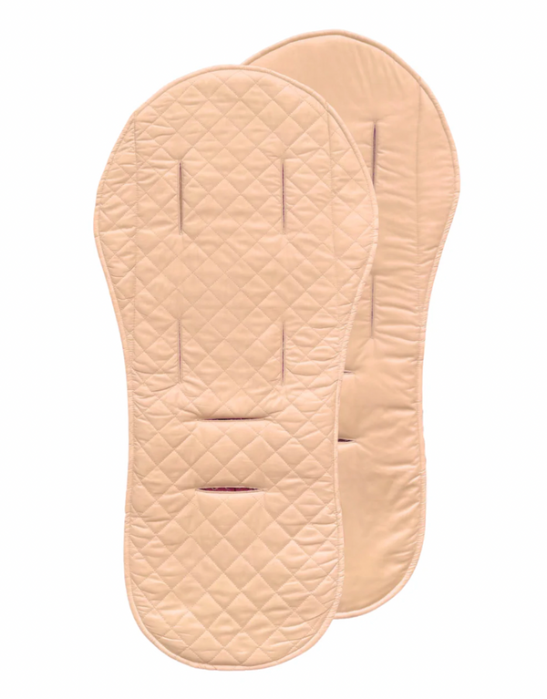 Universal Quilted Pram Liner | Nude - Bambella Designs