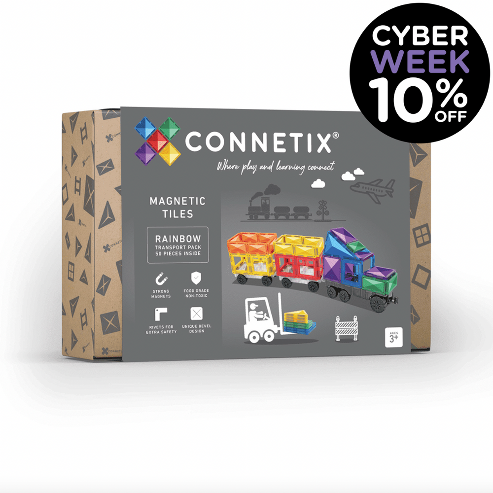 Rainbow Transport Pack 50 pc - Connetix