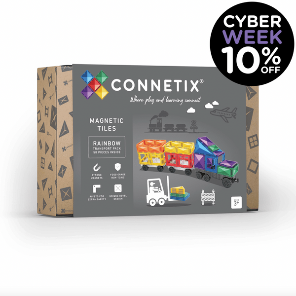 Rainbow Transport Pack 50 pc - Connetix