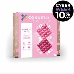 Base Plate pack - 2 pc - Pink & Berry - Connetix Tiles