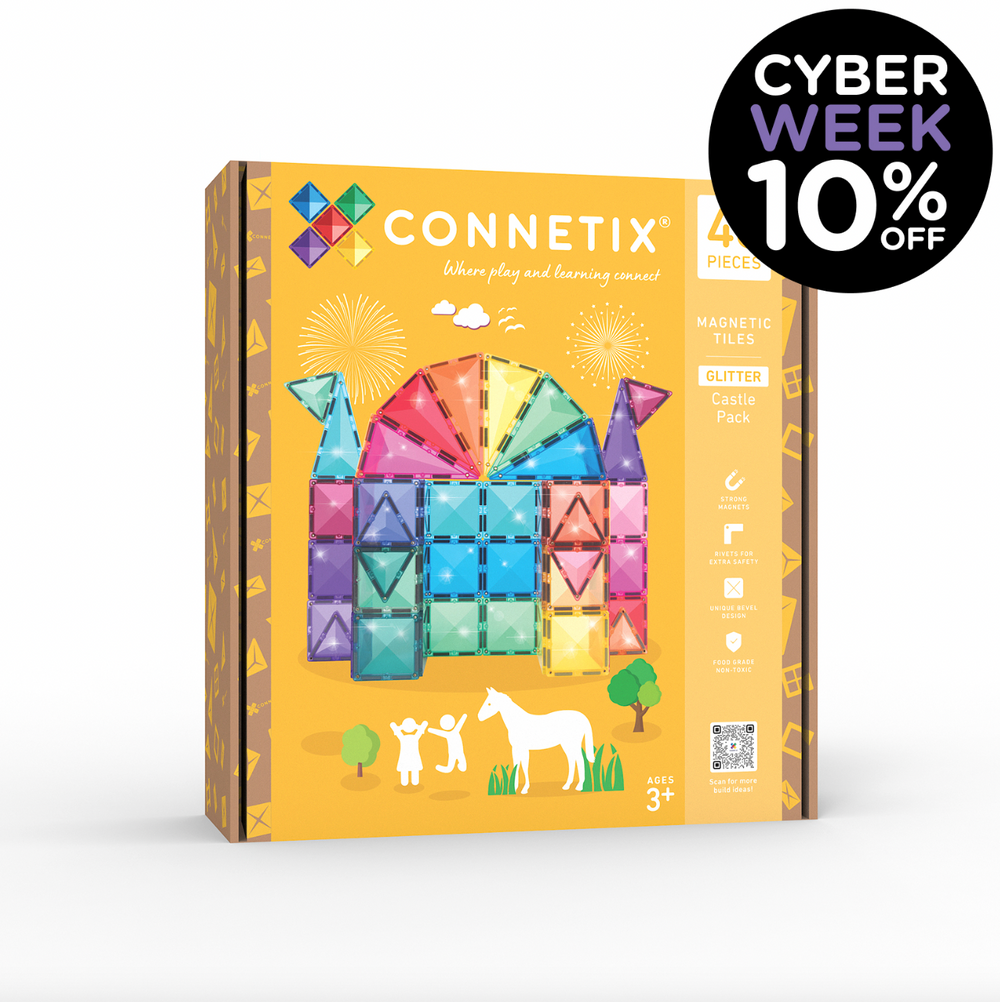 Glitter Castle Pack - 48 piece - Connetix