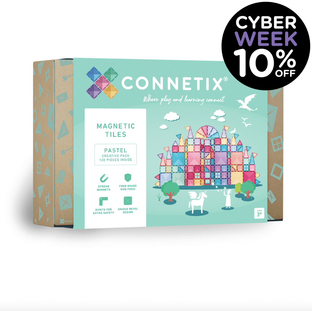 Pastel Creative Pack 120 pc - Connetix Tiles