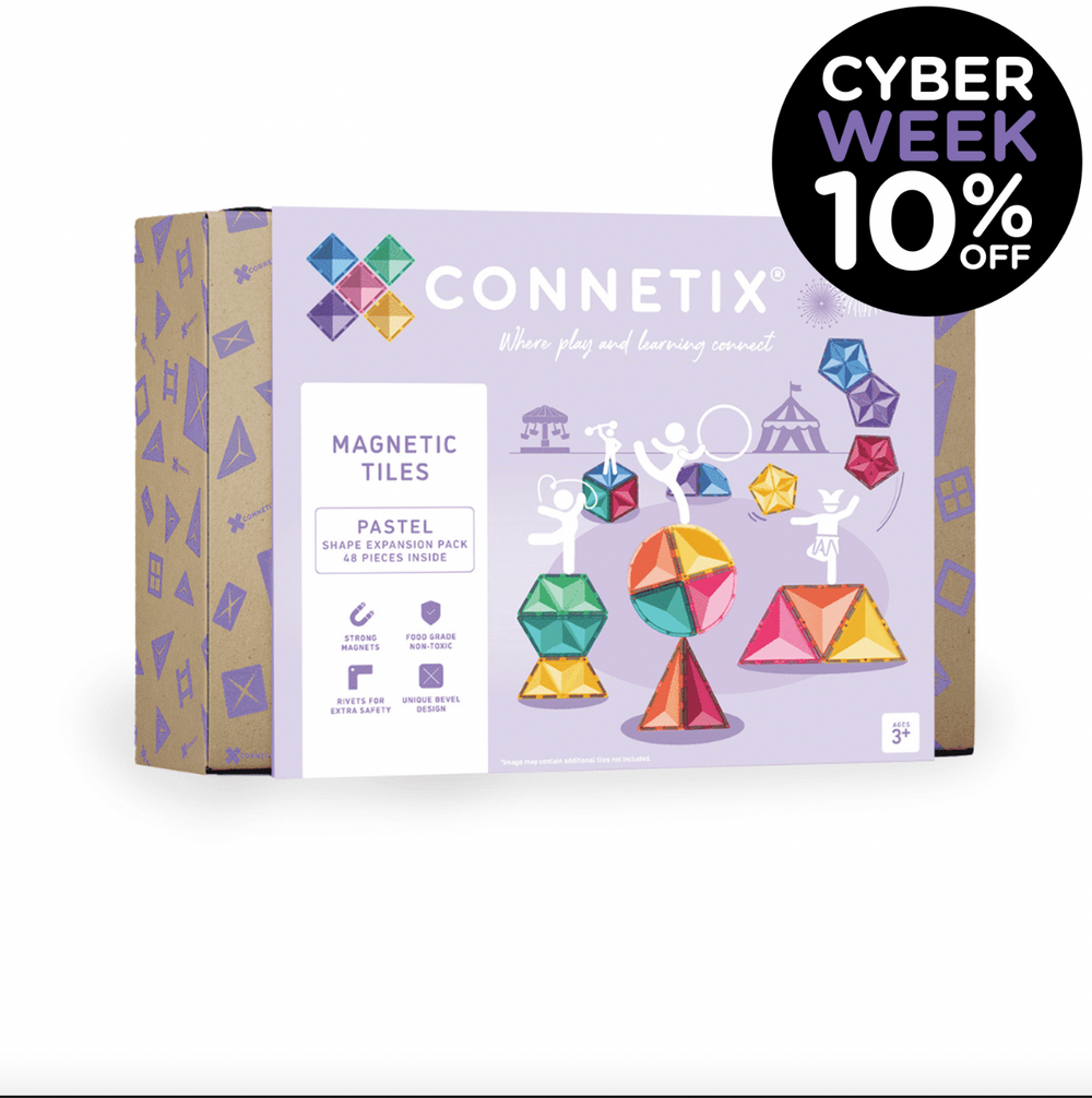 Pastel Shape Expansion Pack 48 pc - Connetix